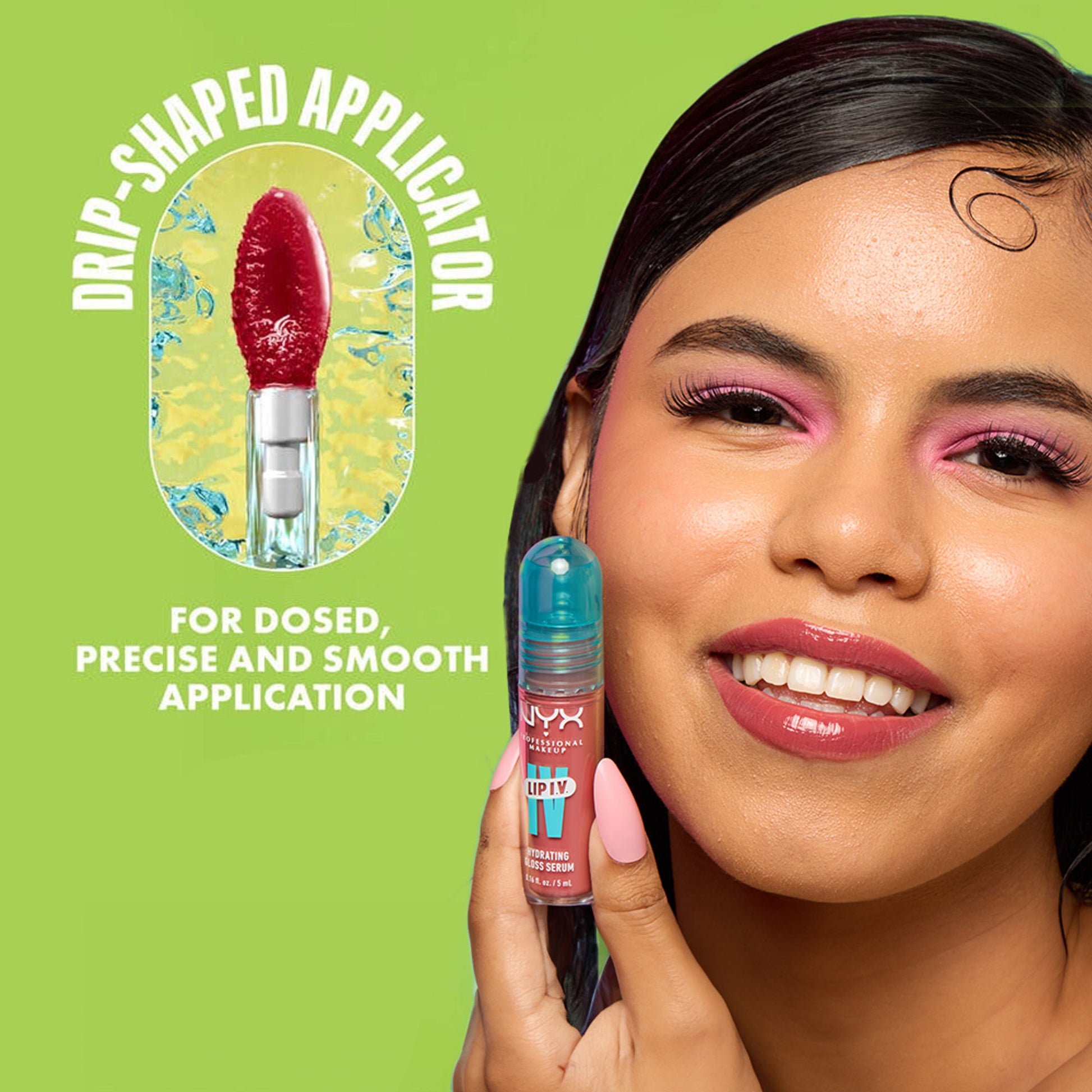 NYX Professional Makeup Lip I.V. Hydrating Gloss Stain - Berry Thirsty