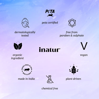 inatur Patchouli & Vetiver Herbal Soap with Natural Essential Oils for Hydration & Purification