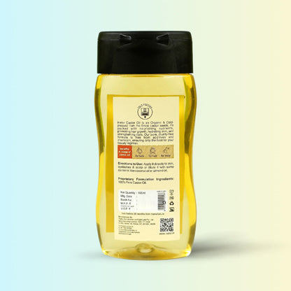 inatur Castor Oil, 100% Natural, Organic & Cold Pressed, for Hair, Skin, Brows & Nails