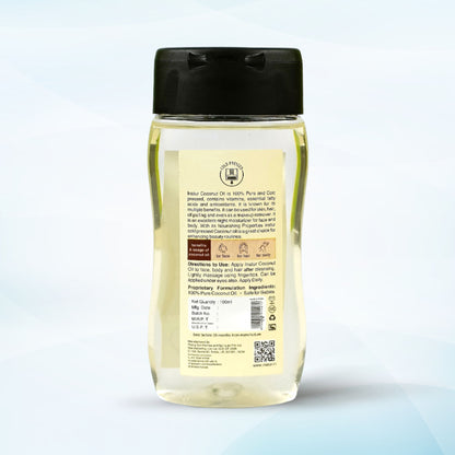 inatur Coconut Oil, 100% Pure, Cold-Pressed, Virgin & Organic, for Hair, Skin & Baby Care