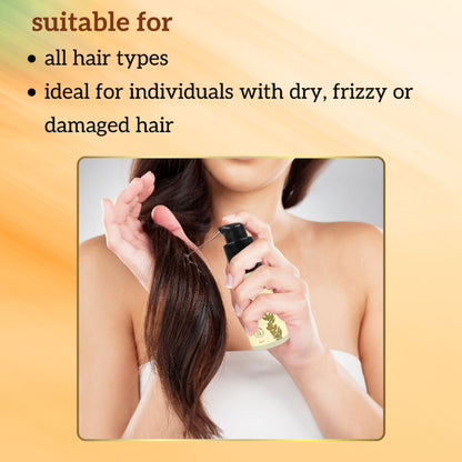 Inatur Argan Hair Serum, Smoothens, Strengthens, Adds Shine, Lightweight & Non-Greasy