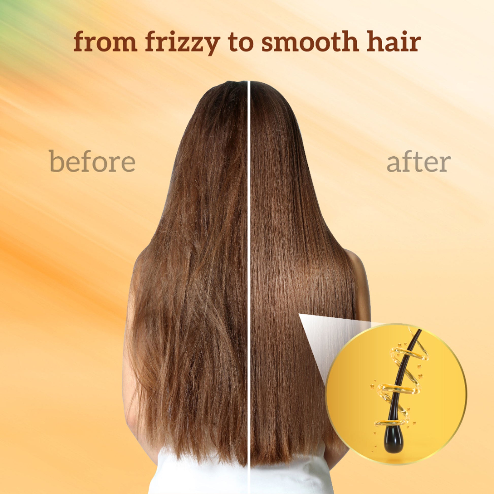 Inatur Argan Hair Serum, Smoothens, Strengthens, Adds Shine, Lightweight & Non-Greasy