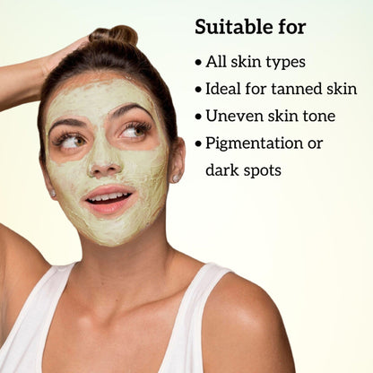 inatur Sandal Face Pack for Tan Removal, Blemish Control, with Herbal Extracts