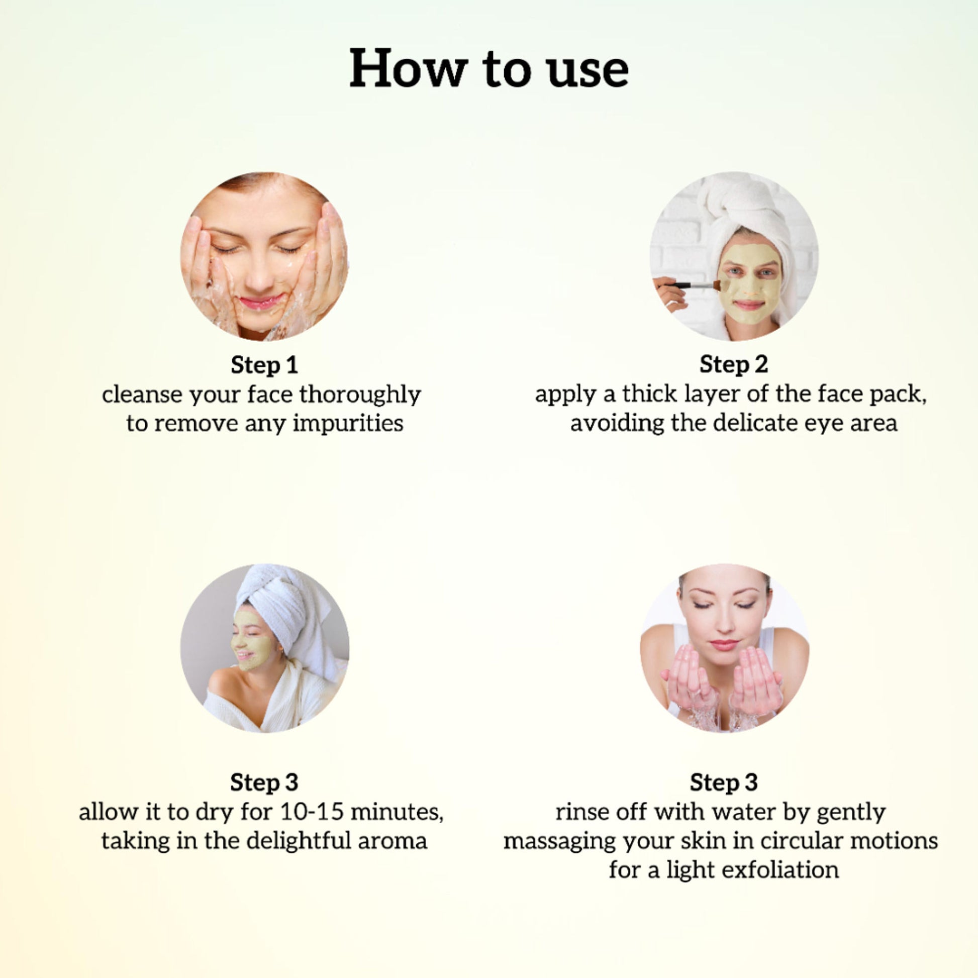 inatur Sandal Face Pack for Tan Removal, Blemish Control, with Herbal Extracts