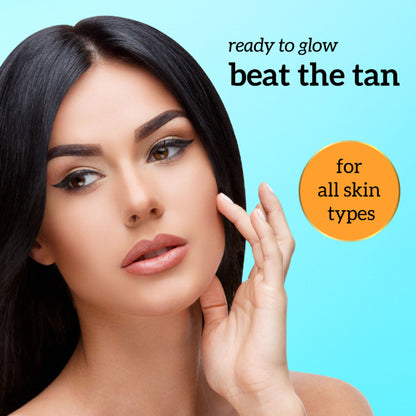 inatur 3-in-1 De Tan Scrub, with Calamine, Papaya, Apricot, for Glowing, Tan-Free Skin