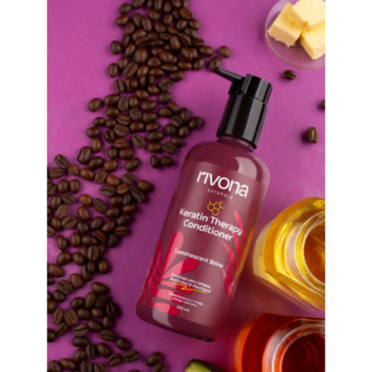 Rivona Naturals Keratin Conditioner For Dry And Frizzy Hair Sulphate And Paraben Free