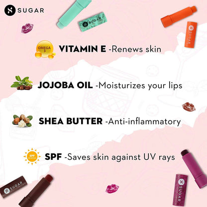 Sugar Cosmetics Tipsy Lip Balm - 02 Cosmopolitan - Indyancart