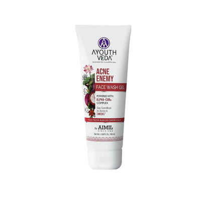 Acne Enemy Face Wash Gel with Alpha-CURe Complex to Combat Acne & Control Oil Production