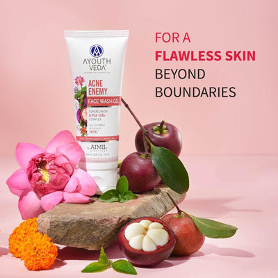 Acne Enemy Face Wash Gel with Alpha-CURe Complex to Combat Acne & Control Oil Production