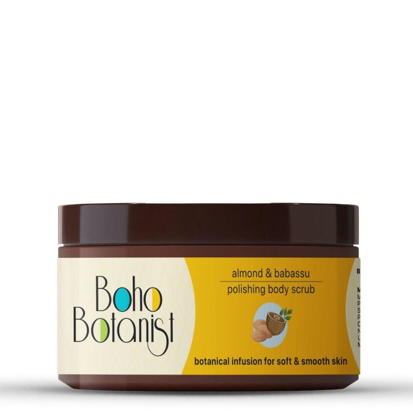 Boho Botanist Almond & Babassu Polishing Body Scrub