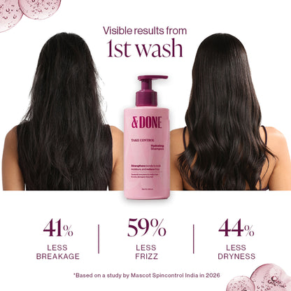 &Done Take Control Hydrating Shampoo for Dry & Frizzy Hair