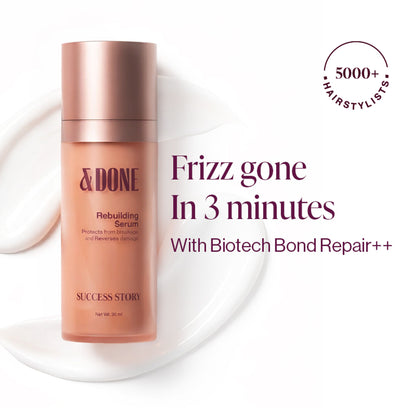 &Done Success Story Rebuilding Serum for Dry & Frizzy Hair