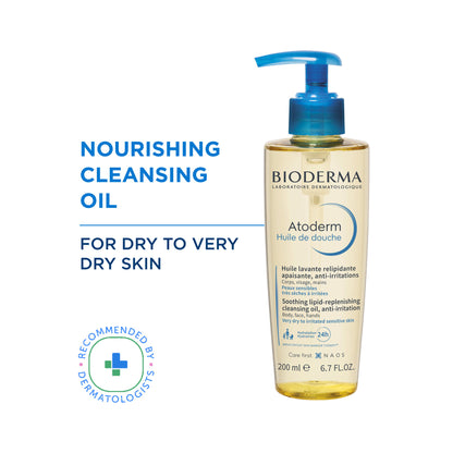 Bioderma Shower Oil - Atoderm Huile De Douche With Niacinamide