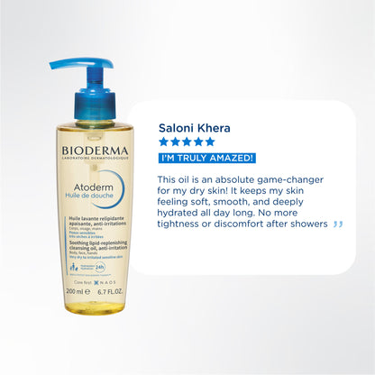 Bioderma Shower Oil - Atoderm Huile De Douche With Niacinamide