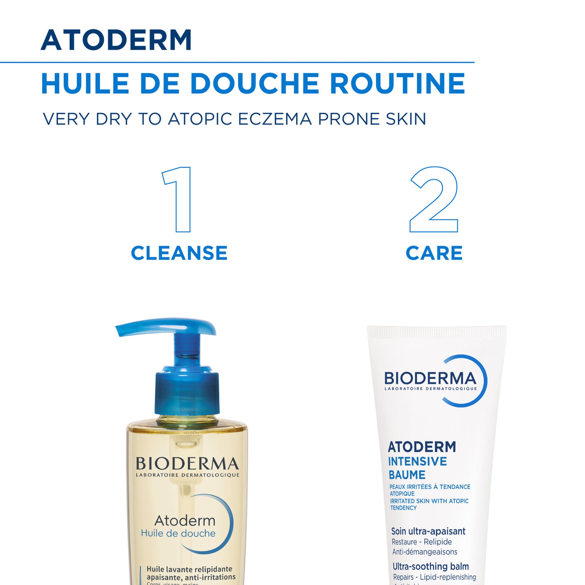 Bioderma Shower Oil - Atoderm Huile De Douche With Niacinamide