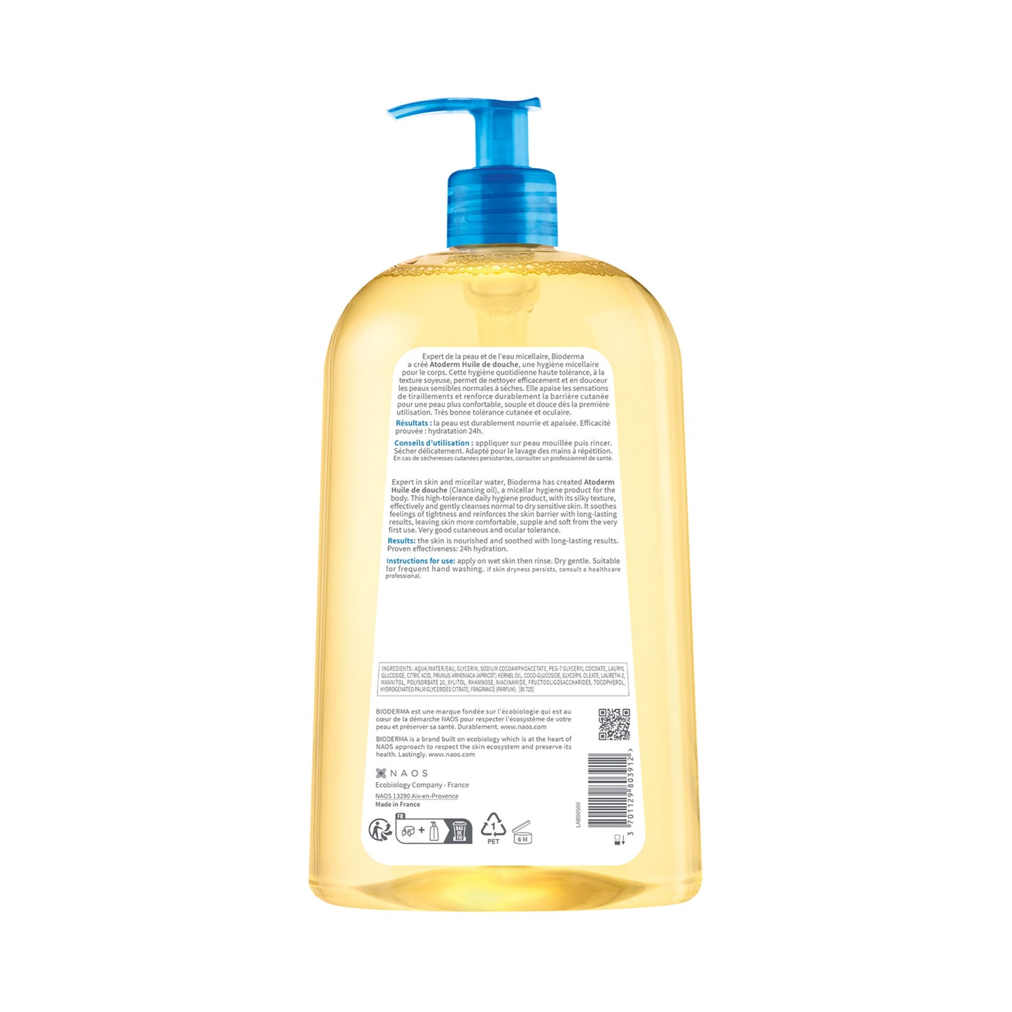 Bioderma Shower Oil - Atoderm Huile De Douche With Niacinamide