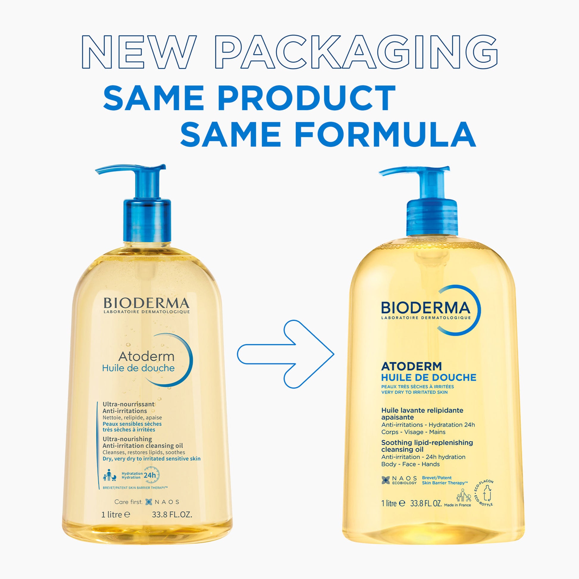 Bioderma Shower Oil - Atoderm Huile De Douche With Niacinamide