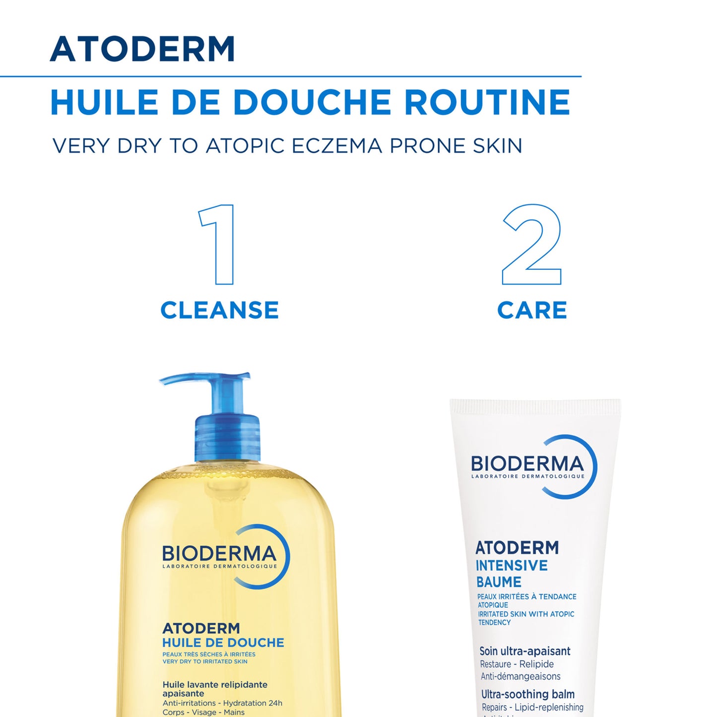 Bioderma Shower Oil - Atoderm Huile De Douche With Niacinamide