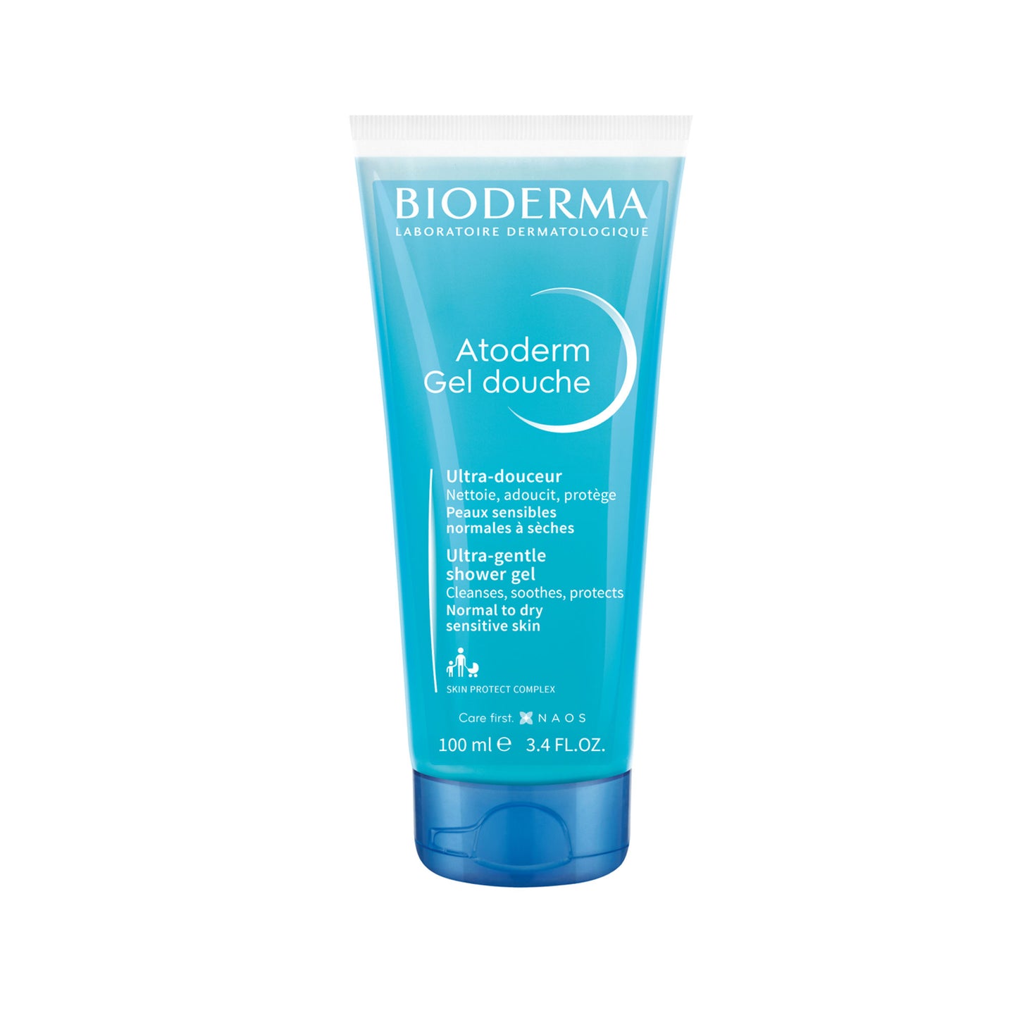 Atoderm Gel Douche Ultra Gentle Soap Free Shower Gel with Niacinamide for 24H Hydration 100ml