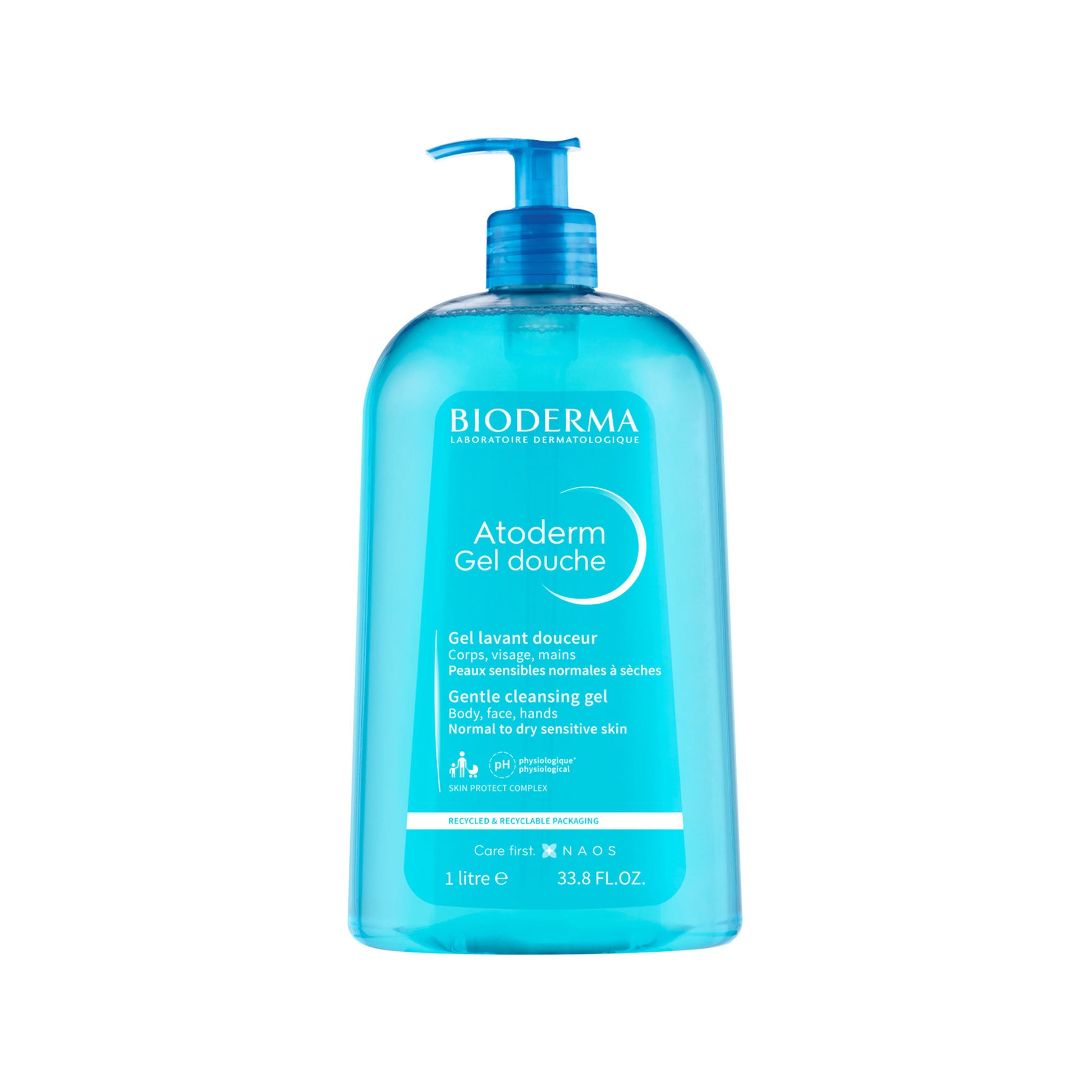 Atoderm Gel Douche Ultra Gentle Soap Free Shower Gel with Niacinamide for 24H Hydration 100ml