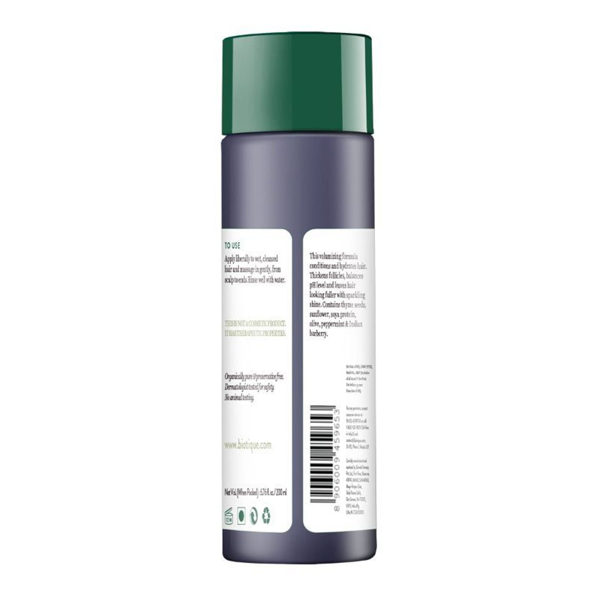 Biotique Bio Thyme Volume Conditioner For Fine & Thinning Hair
