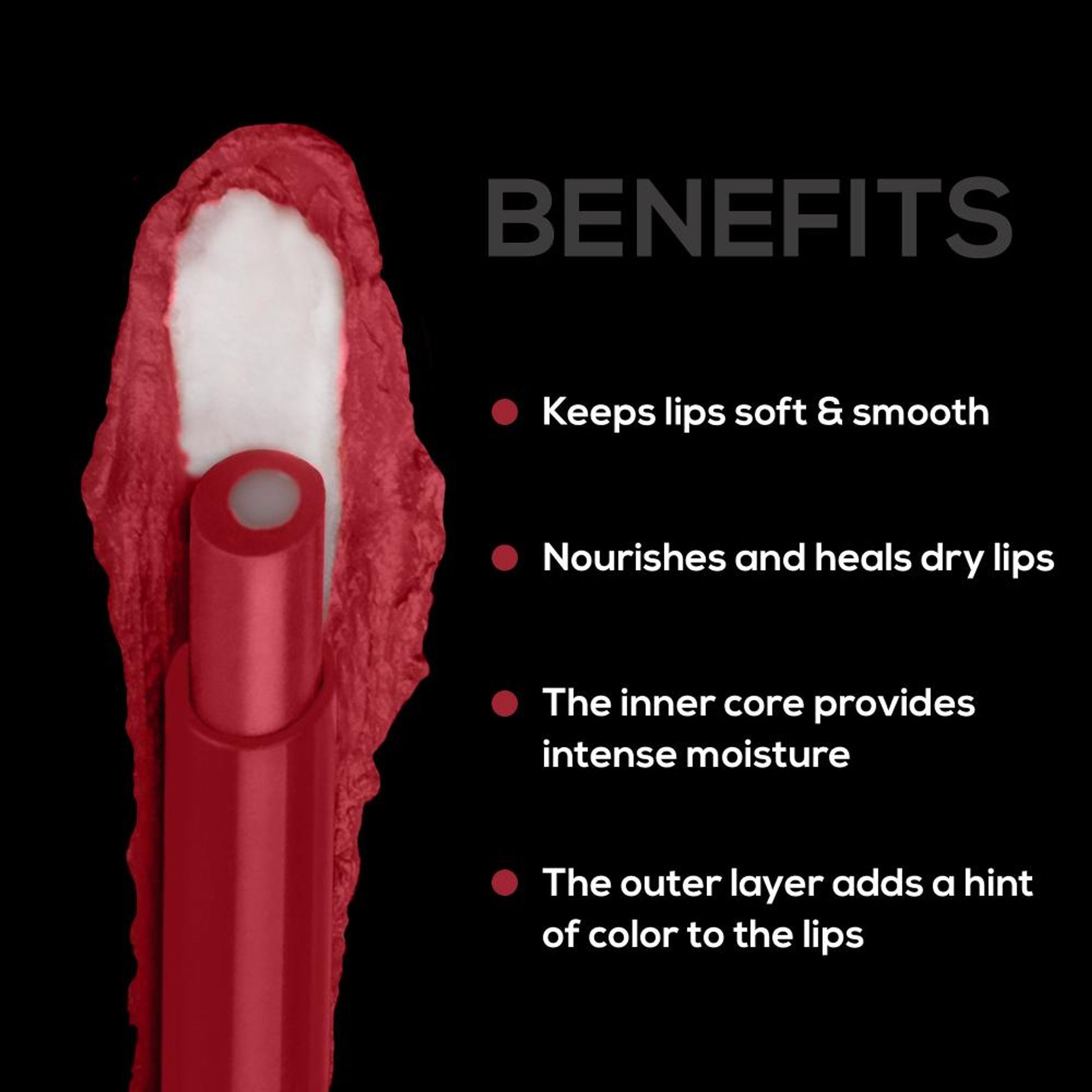 Renee Cosmetics Lip Fix Lip Balm, Heals, Lightens & Moisturizes, Dry & Chapped Lips