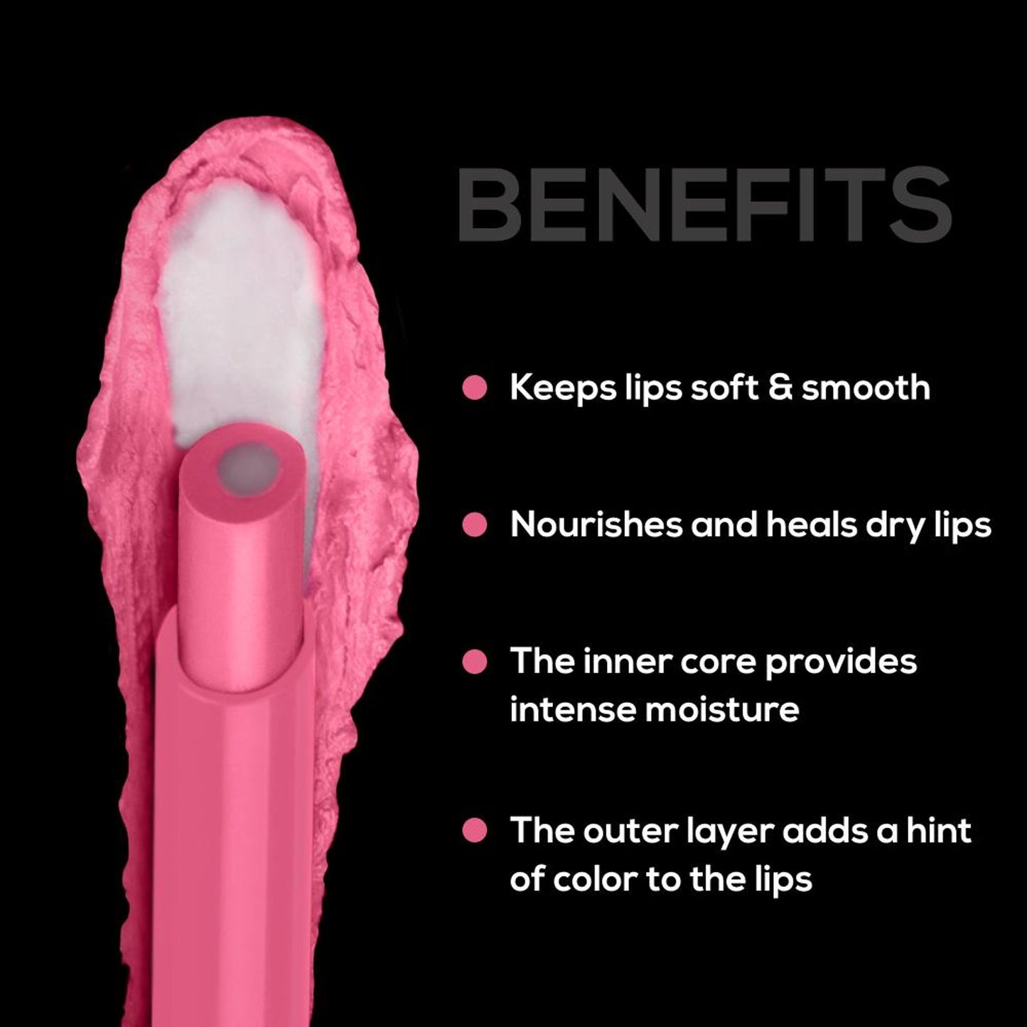Renee Cosmetics Lip Fix Lip Balm, Heals, Lightens & Moisturizes, Dry & Chapped Lips