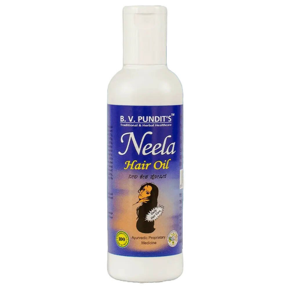 B V Pundit's Neela Hair Oil - Indyancart