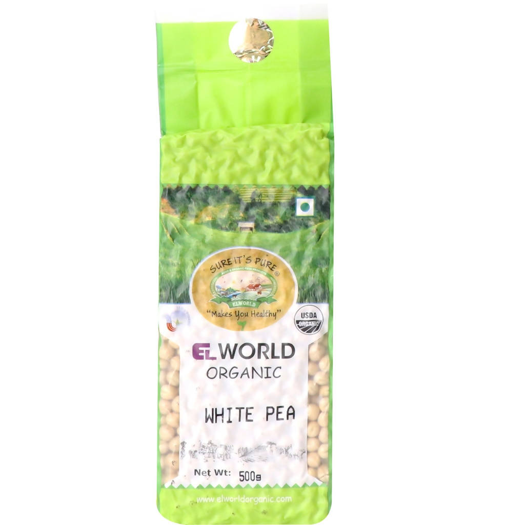 El World Organic White Peas - Indyancart