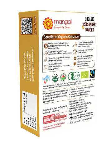 Mangal Organics Coriander Powder