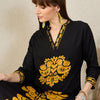 Dhiyona IE Printed Mandarin Collar Tunic With Palazzo