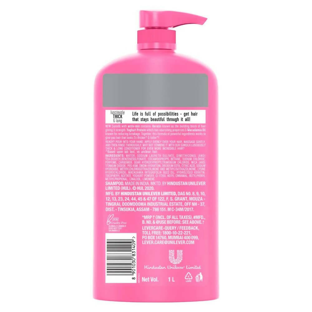 Sunsilk Lusciously Thick & Long Shampoo - Indyancart