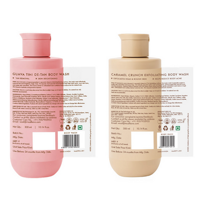 mCaffeine De-Tan & Exfoliating Body Washes