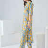 Dhiyona IE Women Floral Printed Regular Kurta with Trousers