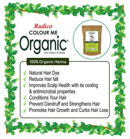 Radico Organic Henna Powder - Indyancart