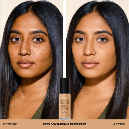 Milani Conceal + Perfect 2-in-1 Foundation + Concealer - 05 Warm Beige