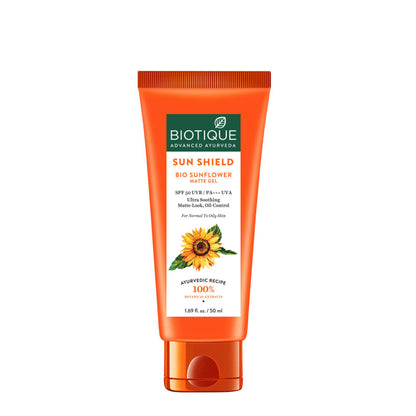 Biotique Bio Sunflower Matte Gel Sunscreen SPF 50