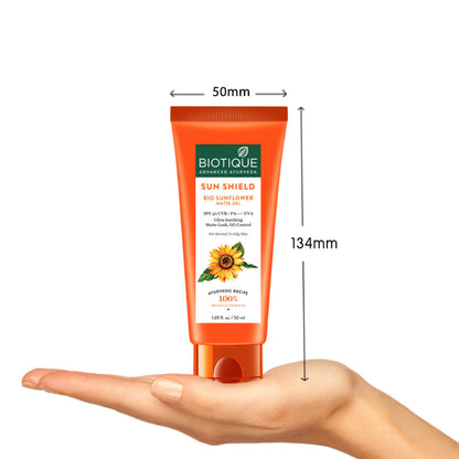 Biotique Bio Sunflower Matte Gel Sunscreen SPF 50