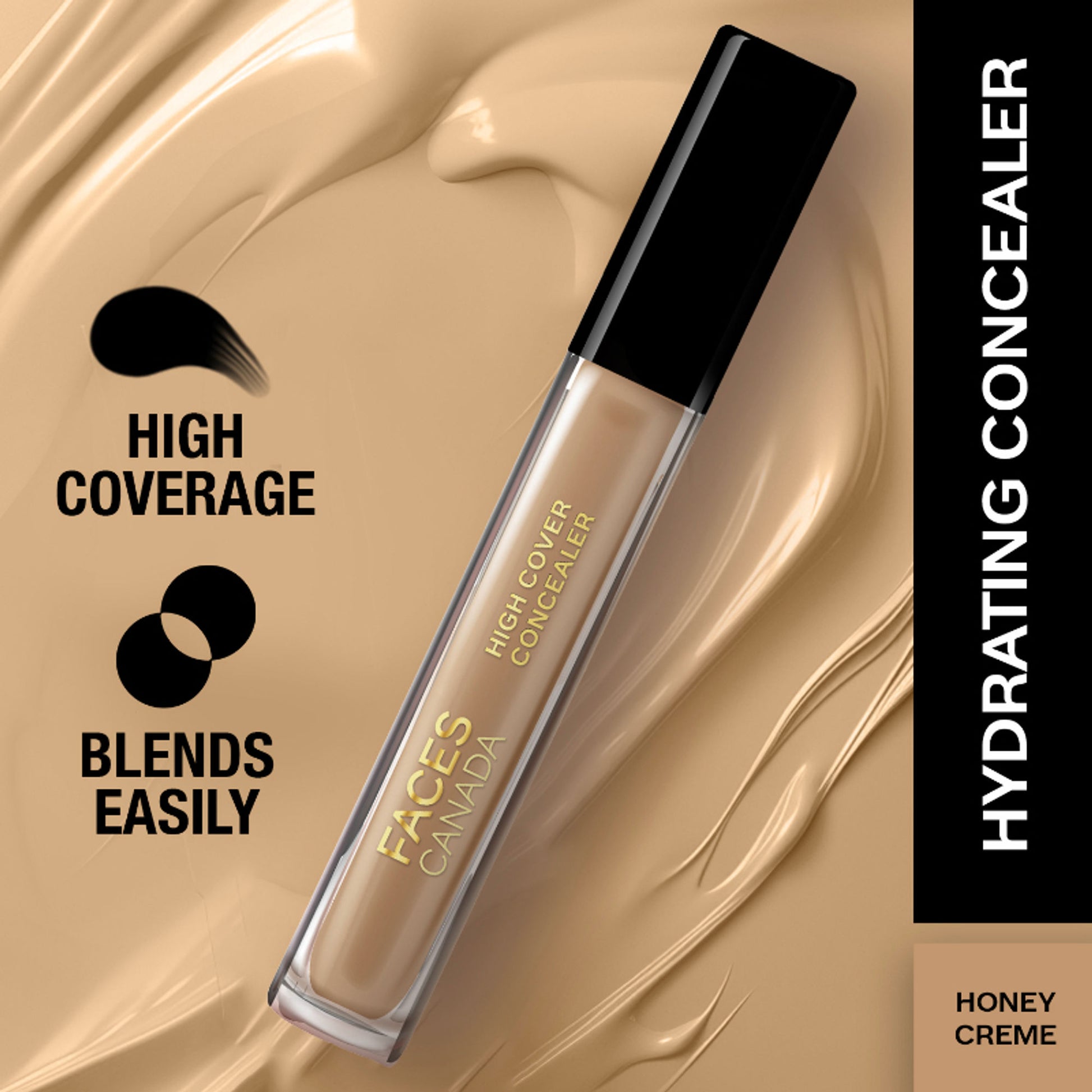 Faces Canada High Cover Concealer - Honey Creme 02