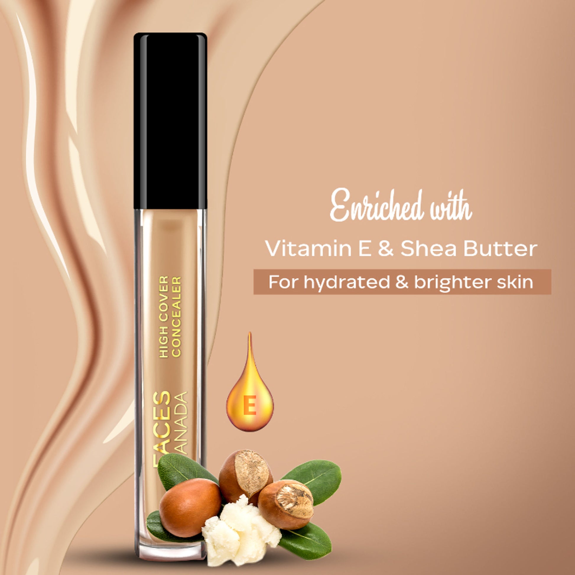 Faces Canada High Cover Concealer - Honey Creme 02