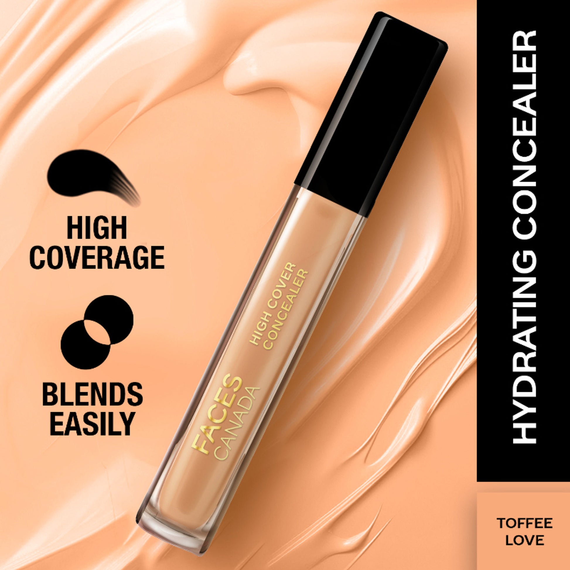 Faces Canada High Cover Concealer - Toffee Love 04