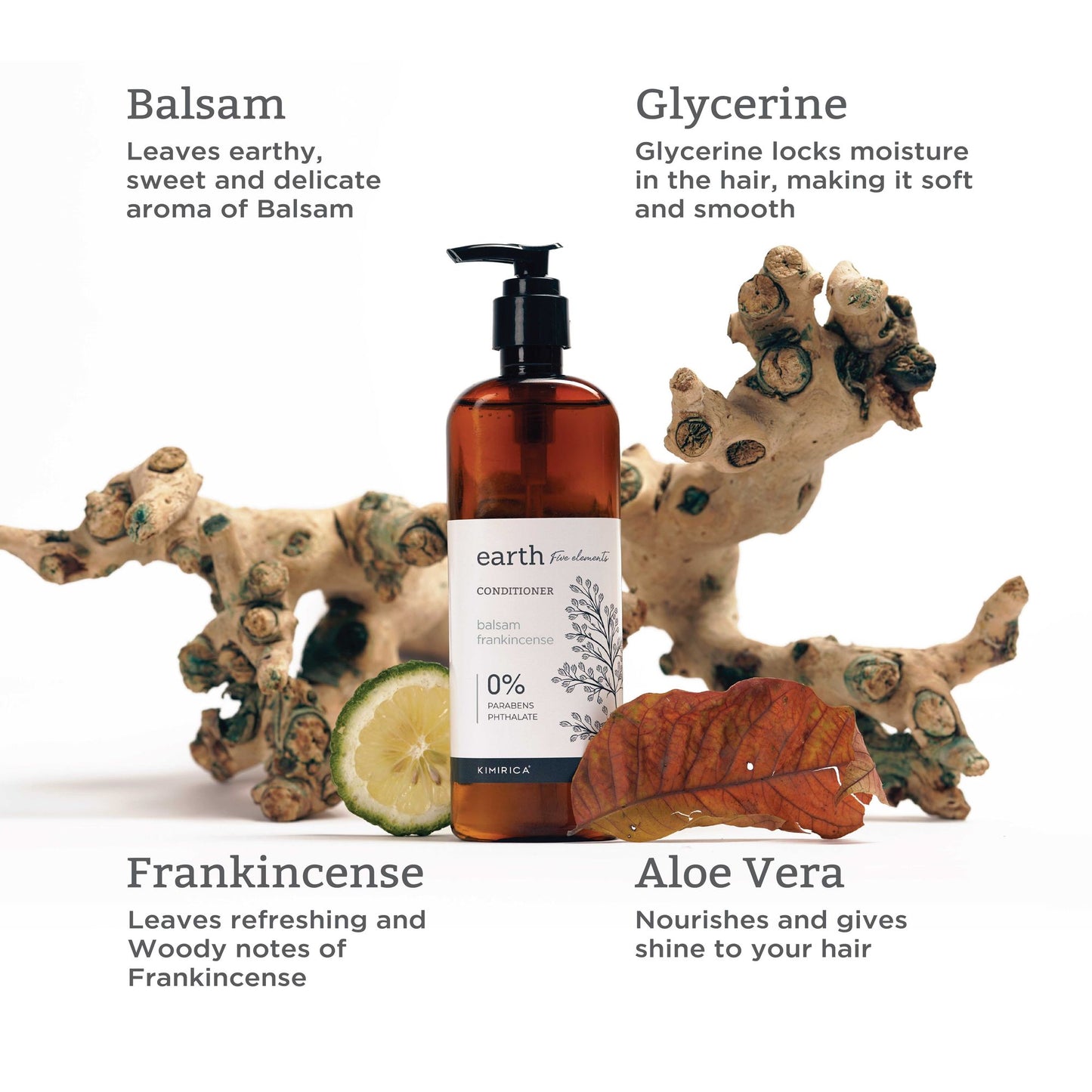 Kimirica Earth Balsam Frankincense Hair Conditioner