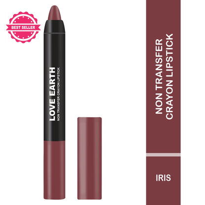 Love Earth Non Transfer Crayon Lipstick - Iris