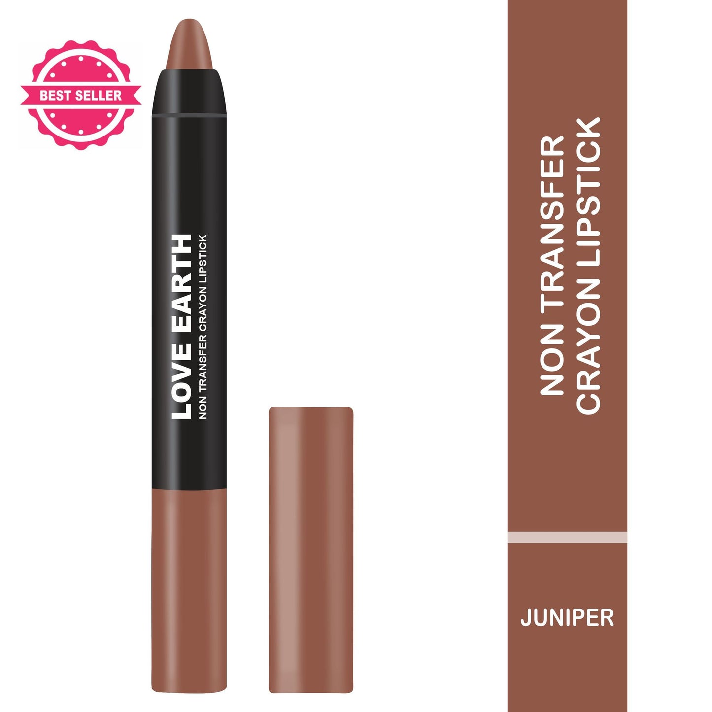 Love Earth Non Transfer Crayon Lipstick - Juniper