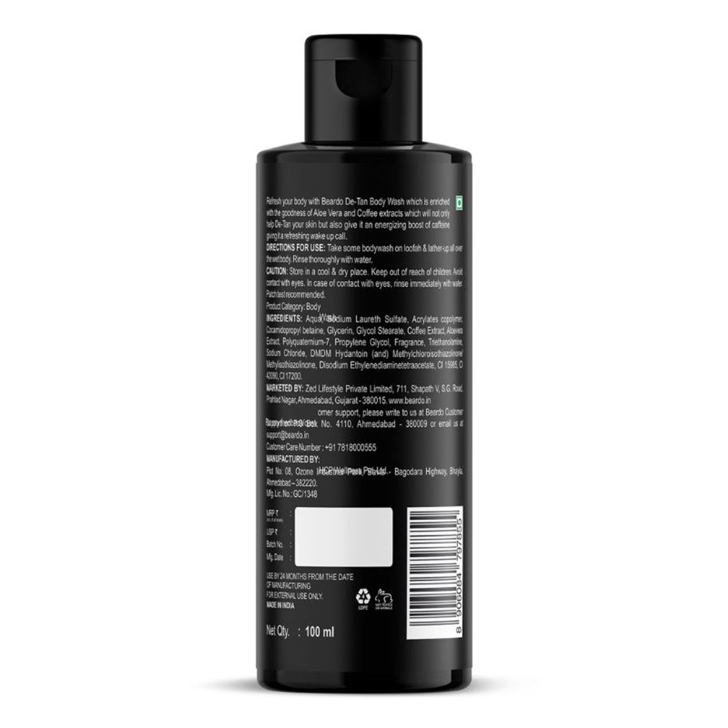 Beardo De-Tan Bodywash For Men