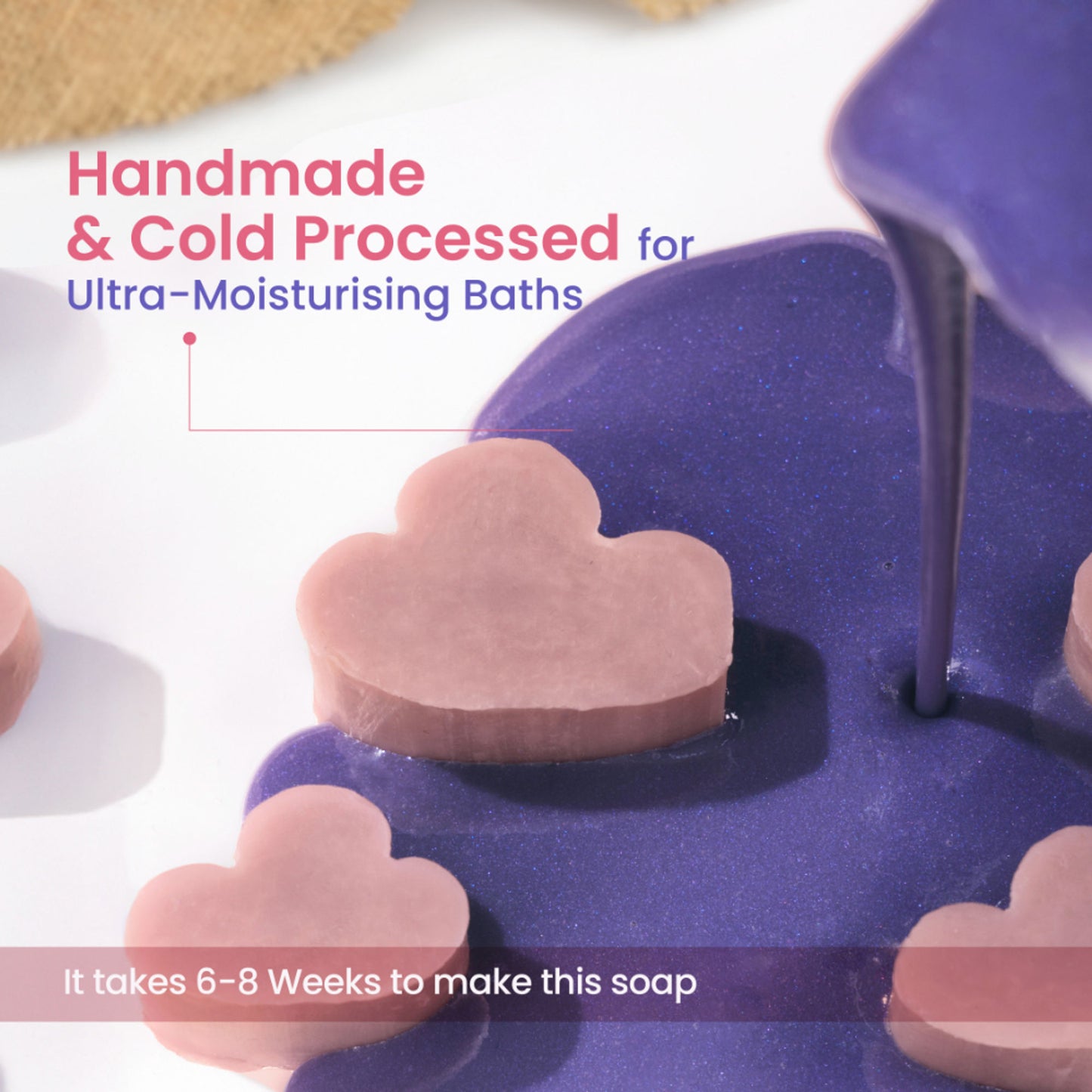 Nat Habit Cold Processed Himalayan Lavender Moisturising Soap - Pack of 2
