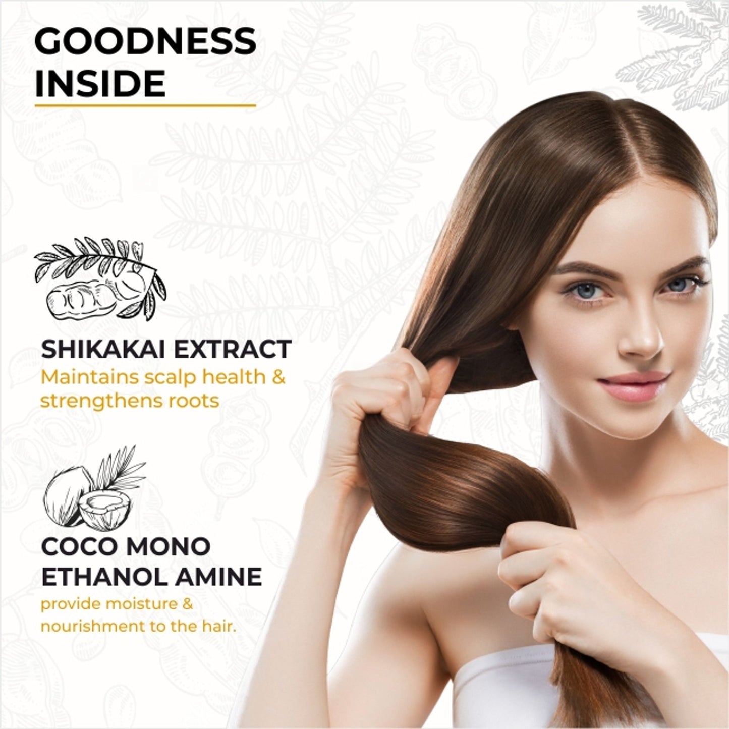 Dr. Sakhiya Shikakai Hair Growth Shampoo Ayurvedic for Strong, Healthy Hair