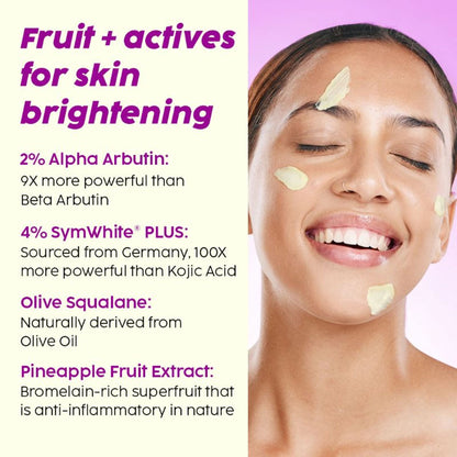 Plix 2% Alpha Arbutin Pineapple Moisturizer With SymWhite PLUS For Hyperpigmentation & Dark Spots