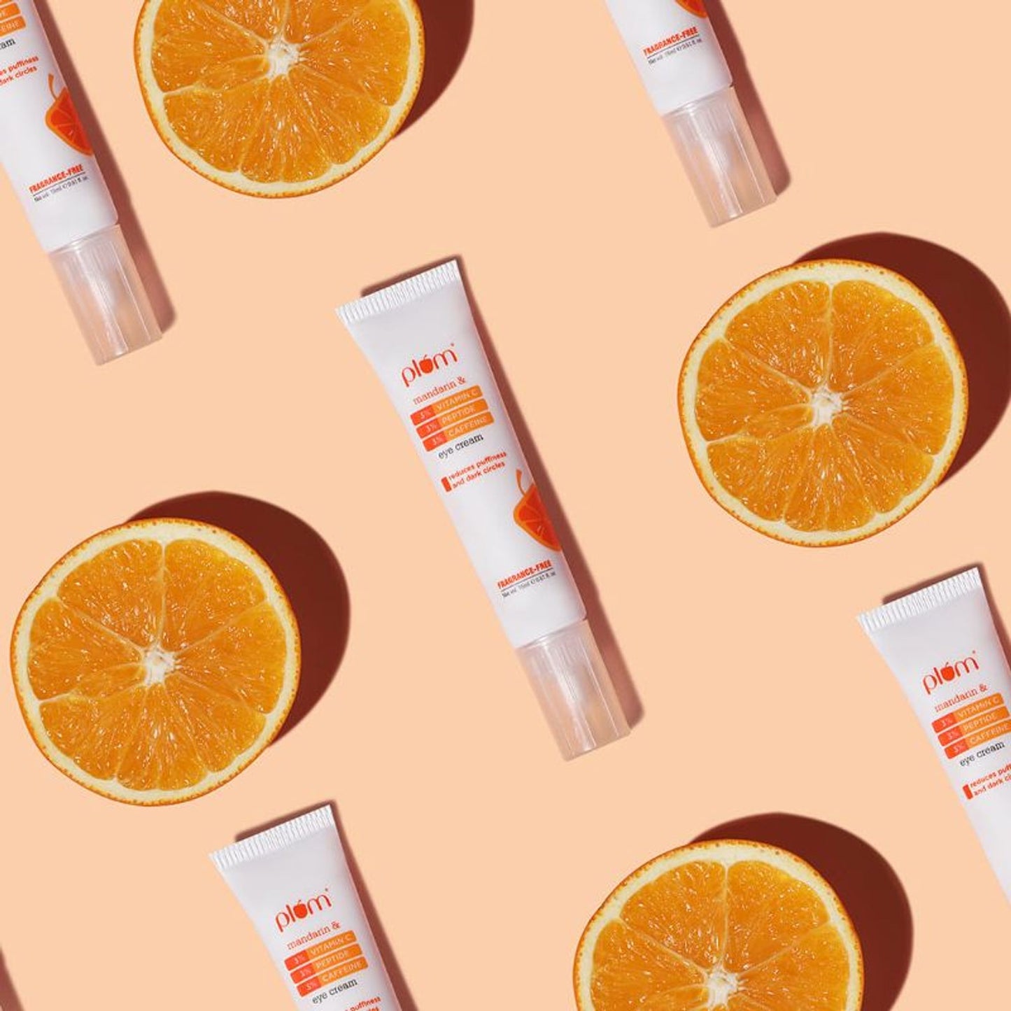Plum 3% Vitamin C 3% Peptide & 3% Caffeine Under Eye Cream With Mandarin