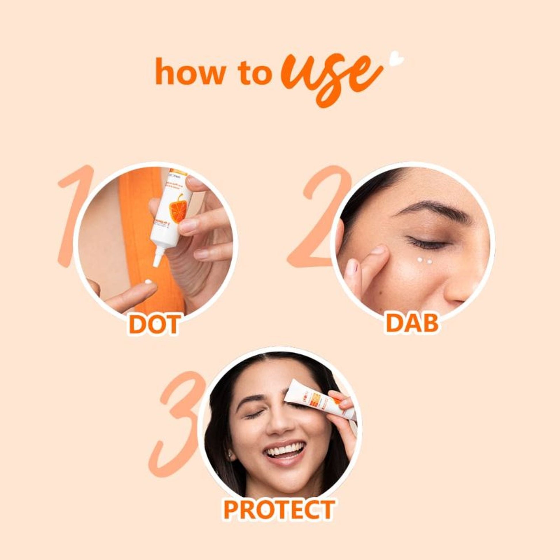 Plum 3% Vitamin C 3% Peptide & 3% Caffeine Under Eye Cream With Mandarin